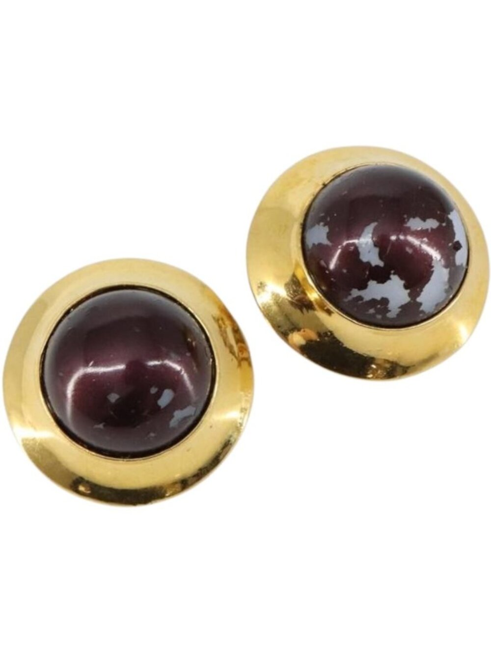 CHANEL Earring metal Gold CC